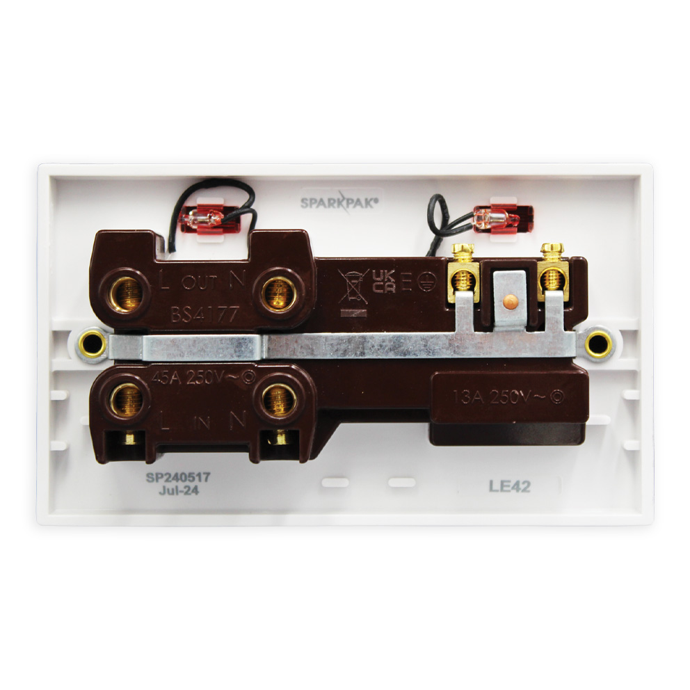 Cooker Control Unit & Socket with Neon